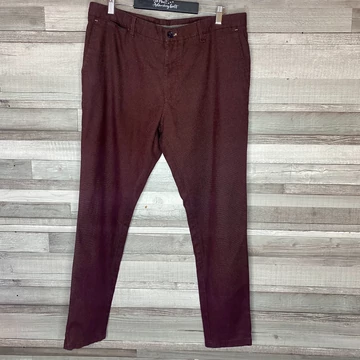 Zara Man bordó elegáns férfi nadrág 46