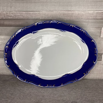 Zsolnay Pompadour nagy sültes tál