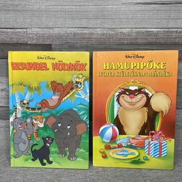 Walt Disney: Dzsungel  Kölykök; Hamupipőke, Lucifer Születésnapi Ajándéka könyvcsomag