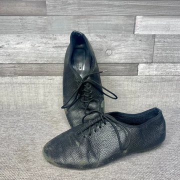 Freed of London fekete bőr gyerek táncos cipő