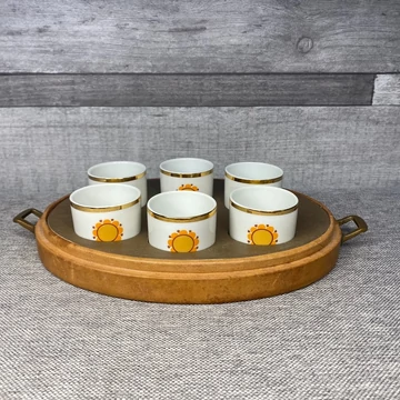 Hollóháza Hungary röviditalos porcelán készlet