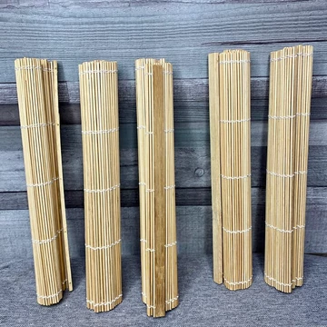 Bambusz gyékény tányéralátét szett