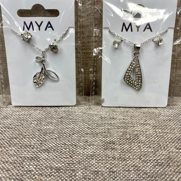 MYA ezüst színű nikkelmentes ékszer 2 db-s szett