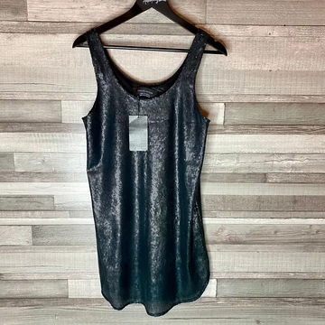 Zara Evening Collection fekete flitteres hosszú top M
