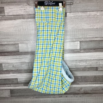 Bohém Mama babazsák kockás babahordozó