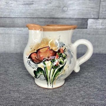 Zalakaros pipacsos mázas kerámia kancsó