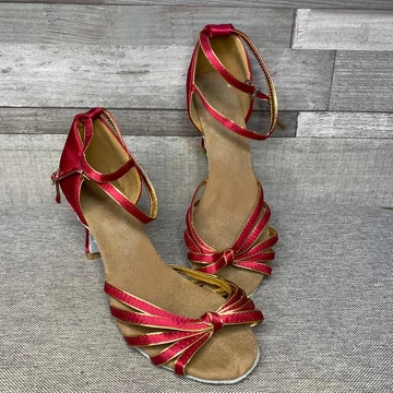 Bőr latin rugalmas tánccipő 39