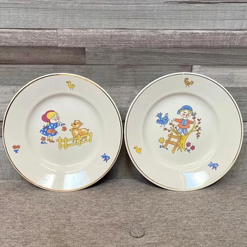 Gránit éneklő mese mintás tányér 2 db-s szett