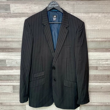 H&amp;M férfi csíkos alkalmi zakó 50