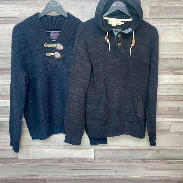 Springfield; H&M kötött pulóver M Springfield; H&M kötött pulóver M