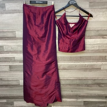 Artz Model organza jellegű 2 részes alkalmi ruha szett 34