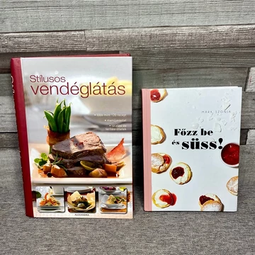 Alexandra: Stílusos vendéglátás; Márk Szonja: Főzz be és süss! könyvcsomag