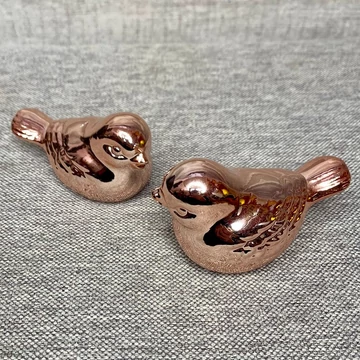Rosegold tavaszi kismadár dísz figura szett