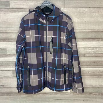 Okay softshell kockás férfi kabát XL