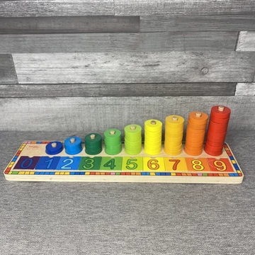 BIGJIGS Toys Ltd. színes fa számlépcső