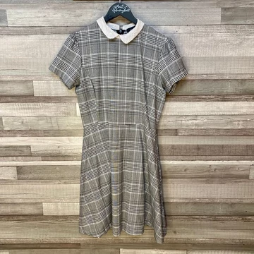 Reserved zsebes elegáns kockás ruha 40