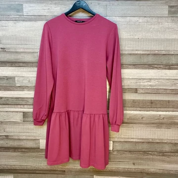 Mohito fuchsia hosszú ujjú ruha S