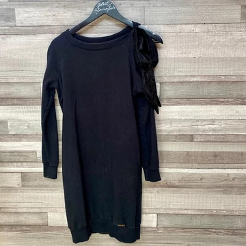 By O la la fekete pamut tunika M