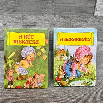 Mesedoboz: A Rút Kiskacsa; A Békakirály kisméretű mesekönyv csomag