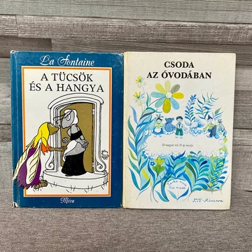 La Fontaine: A Tücsök és a hangya; Minerva: Csoda az óvodában retro könyvcsomag