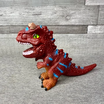 Dínó pajtás gumis játék figura