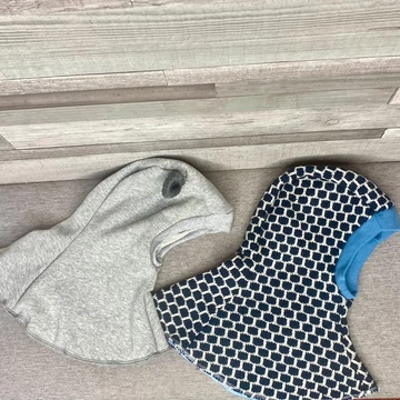 Fidini balaklava kék-szürke gyerek sapka szett 46