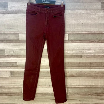 Massimo Dutti bordó nadrág 26