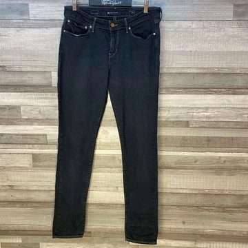 Levis Modern Rise Skinny Denim Curve sötét farmernadrág 30