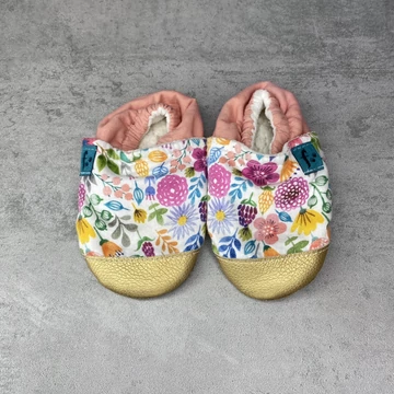 Funkidz virágos puhatalpú kislány cipő 12-18 hó