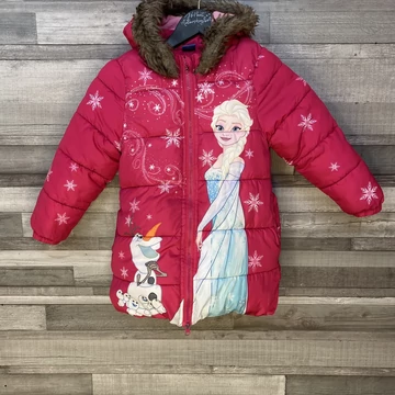 Disney Frozen pink Jégvarázs mintás kabát 116