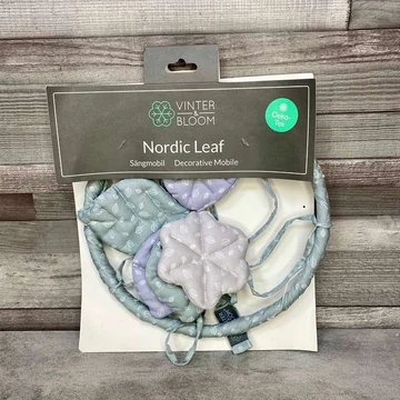 Vinter&amp;amp;Bloom Nordic Leaf öko lógó babaágy dísz