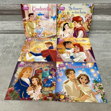 Disney Prinzessin mit 6 Büchern német nyelvű utazó könyvcsomag