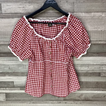 OS.Trachten Dirndl jellegű kockás blúz 42