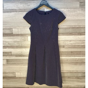 Orsay Business Look sötétkék aprómintás ruha 36