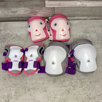 Oxelo lila gyerek védőfelszerelés sportoláshoz XS