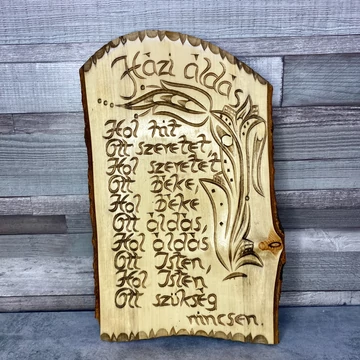 Faragott fa házi áldás
