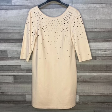 Reserved púder rózsaszín ékköves ruha S