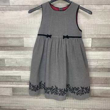 Gymboree kislány alkalmi szürke ruha 5 évesre