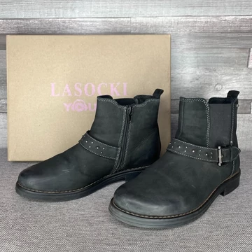 Lasocki Young bélelt lány bőr bokacsizma 34 Lasocki Young bélelt lány bőr bokacsizma 34