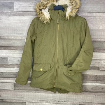 H&amp;amp;M Khaki zöld átmeneti lány kabát 140