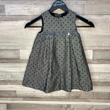Tartine et Chocolat szürke pöttyös elegáns kislány ruha 3 évesre