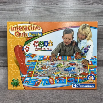 Clementoni; Interactive Quiz Puzzle kirakós játék