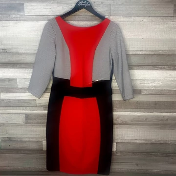 Rouge piros-fekete alkalmi ruha L