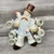 Retro Liba árus ital tartó porcelán dísz pálinkás poharakkal