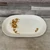 Kahla virágos porcelán tálaló tál