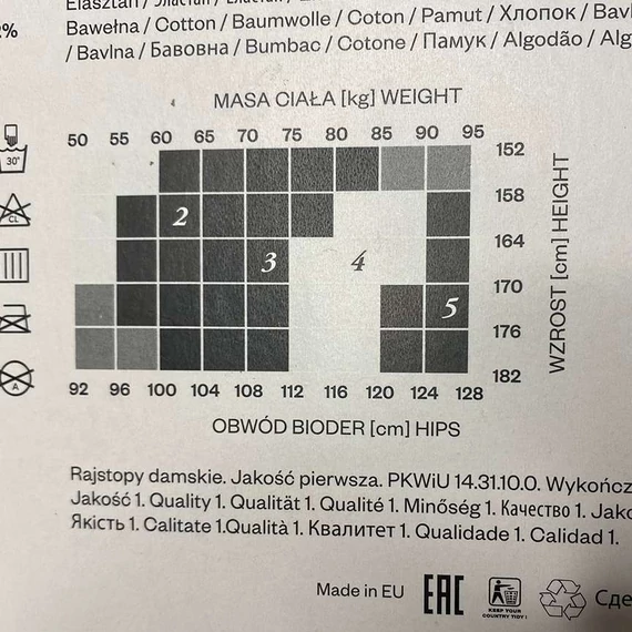 Fiore kismama harisnya testszínű 20den 4