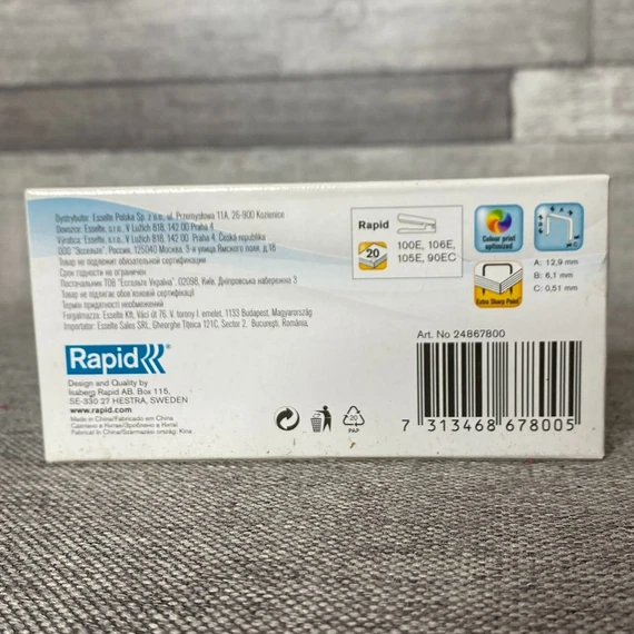 Rapid 66/6 elektromos tűzőkapocs