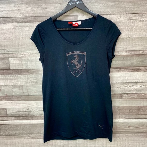 Puma sport Ferrari fekete női póló M