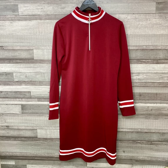 Janes bordó sportos ruha XXL-3XL