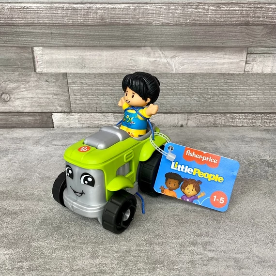 Fisher-Price: Little People traktoros kislány játék figura